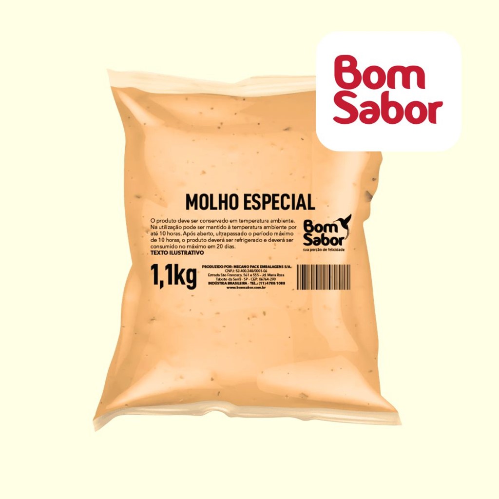 MOLHO ESPECIAL BOM SABOR 1,1 KG