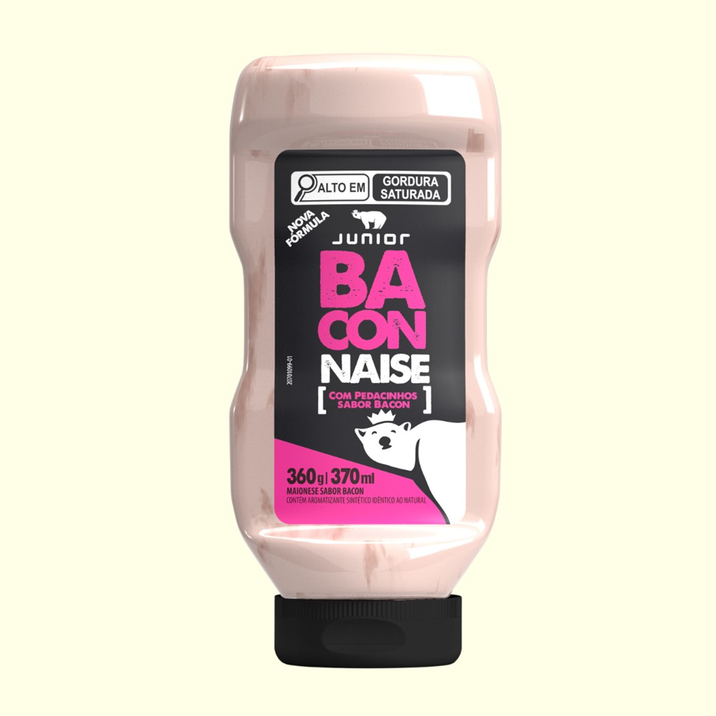 MAIONESE BACONNAISE (FRASCO) 360G JUNIOR