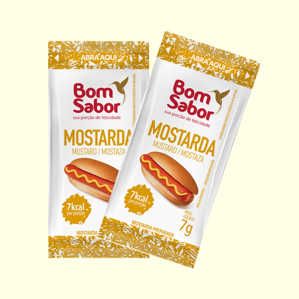SACHE MOSTARDA - 7GR - 182 - BOM SABOR