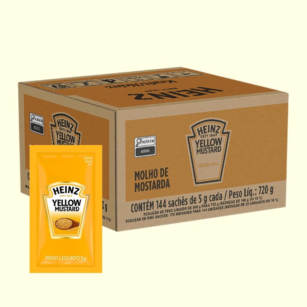 MOSTARDA SACHE HEINZ 5GX144