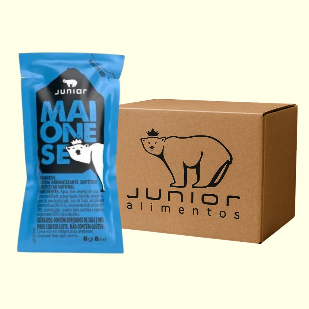 CAIXA SACHE MAIONESE 160X8G JUNIOR