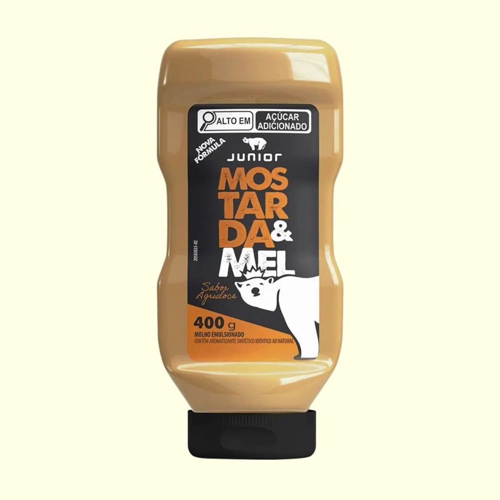 MOLHO MOSTARDA E MEL (FRASCO) 400G JUNIOR