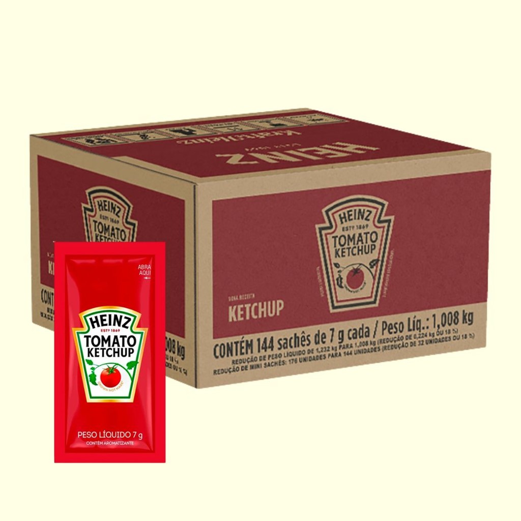 KETCHUP SACHE HEINZ 7GX144