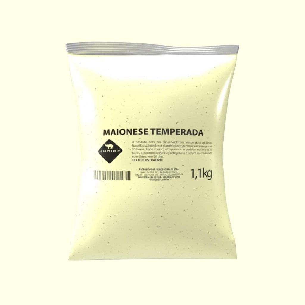 MAIONESE TEMPERADA 1.1KG JUNIOR