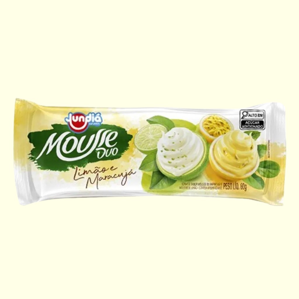 PICOLE DUO MOUSSE DE MARACUJA E LIMAO 60g