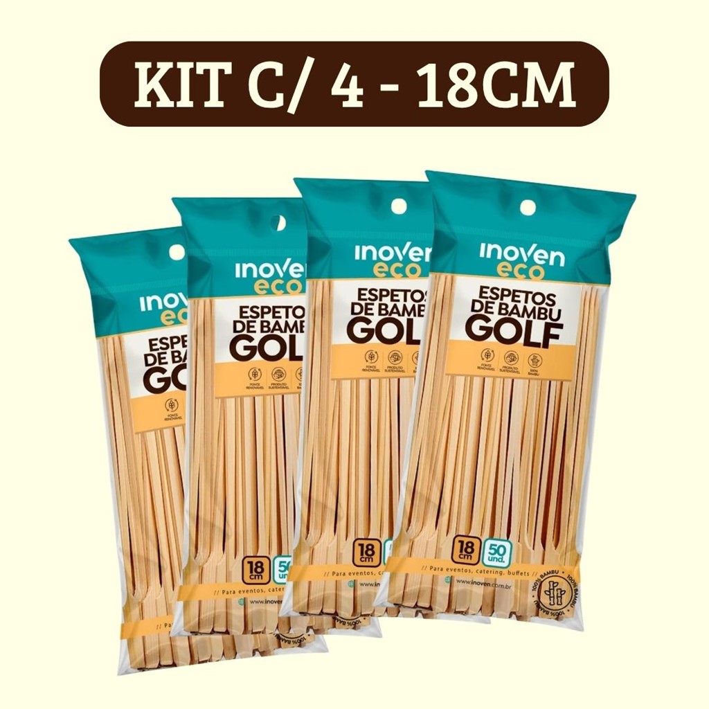KIT ESPETO 18CM C/200 UN