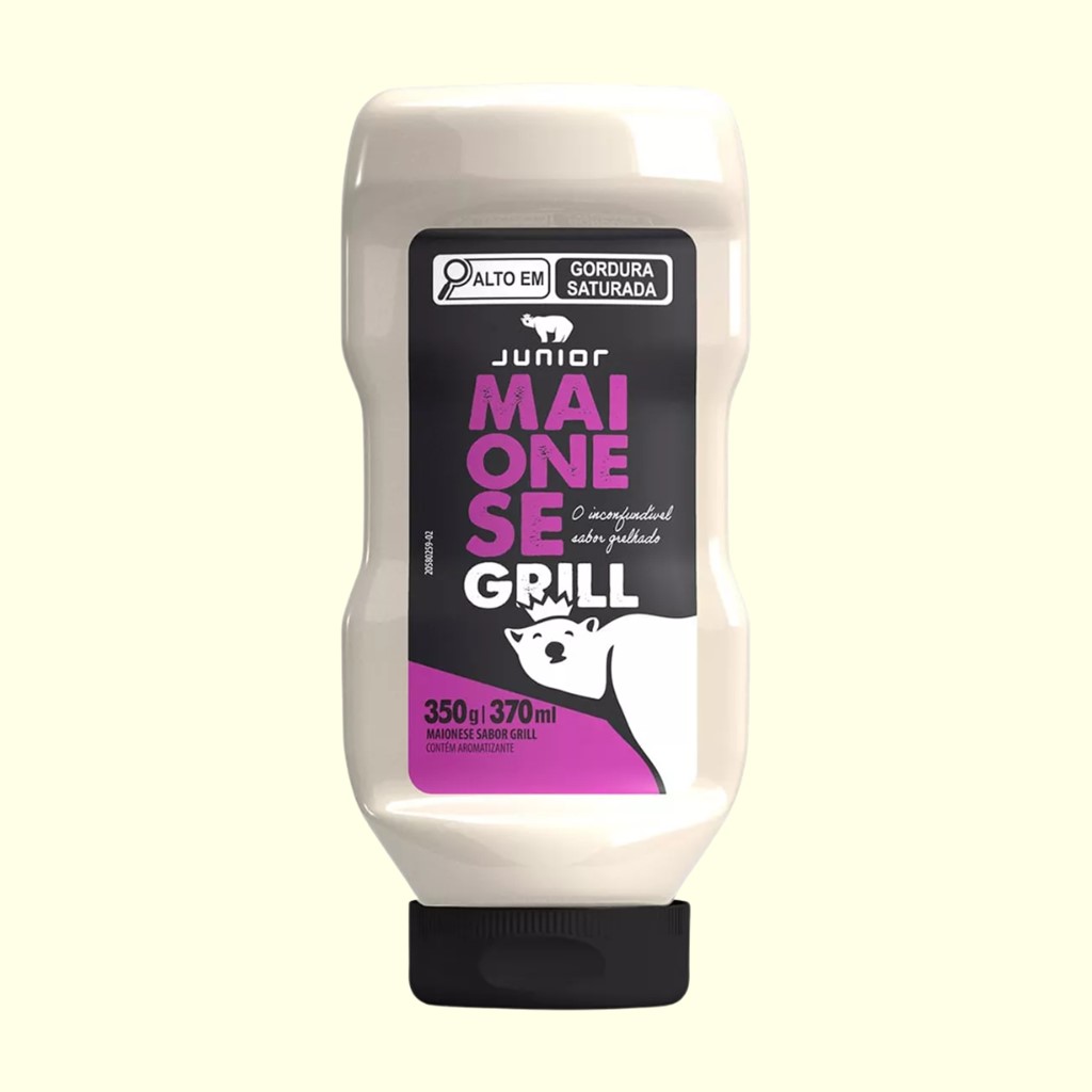 MAIONESE JUNIOR GRILL (FRASCO) 350G