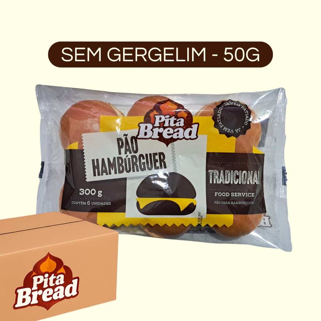 PAO TRADICIONAL 50G SG CX FECHADA PITA BREAD