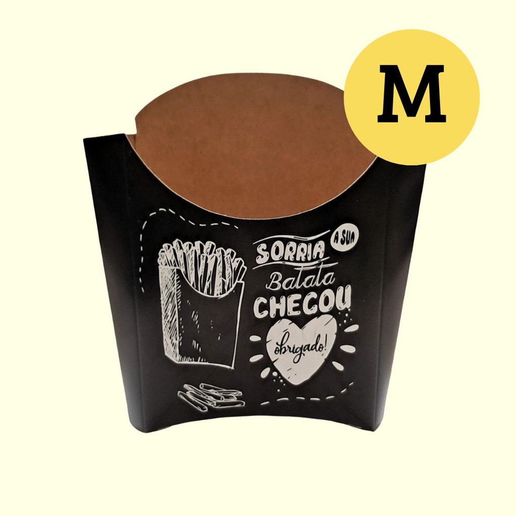CAIXA PARA BATATA ABERTA M 50 UNDS