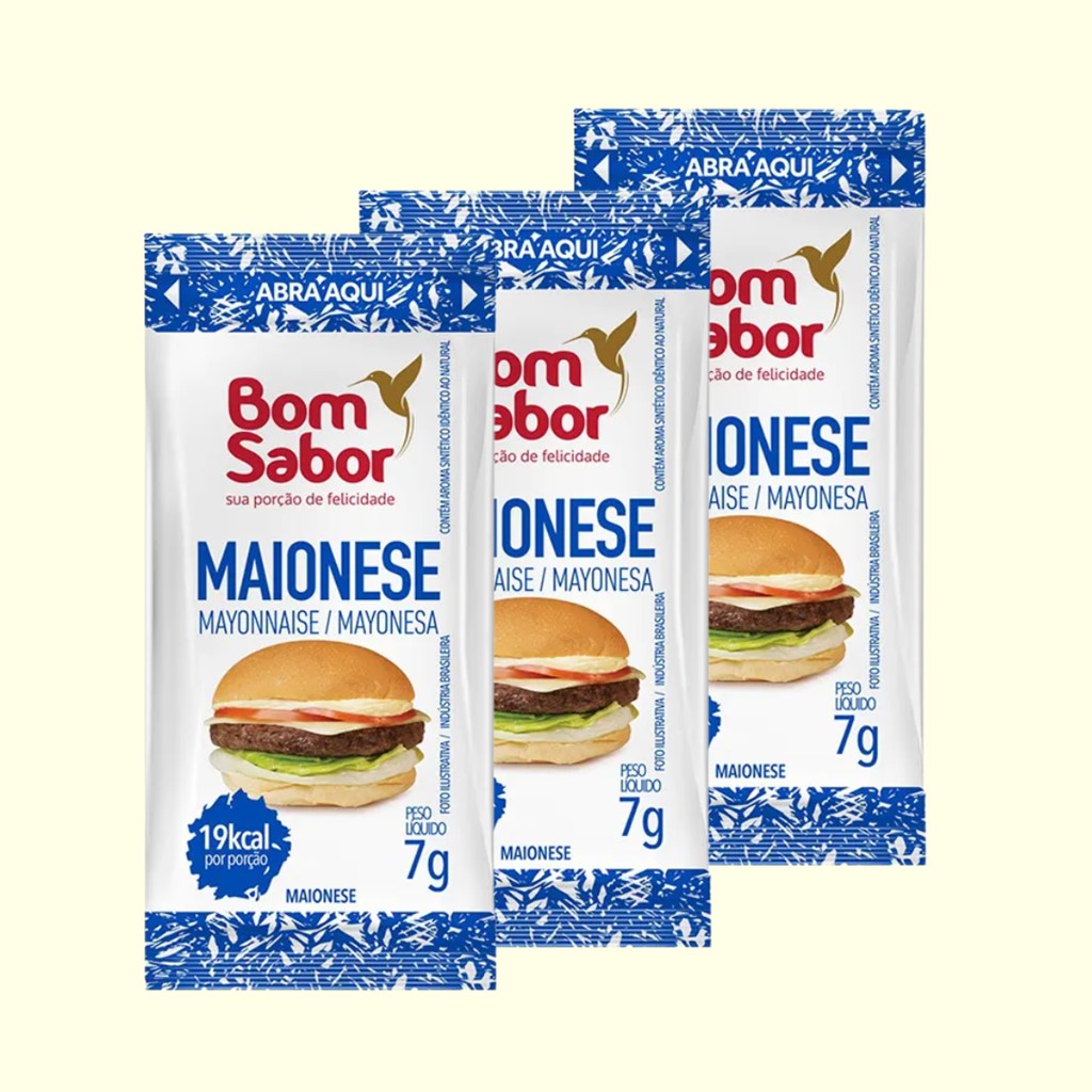 SACHE MAIONESE - 7GR - 182UN - BOM SABOR