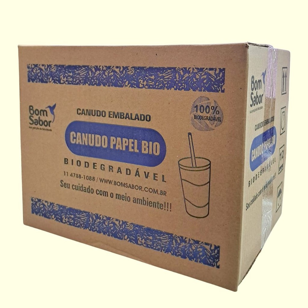 CANUDOS DE PAPEL 500 BOM SABOR