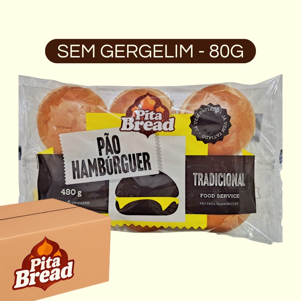 PAO TRADICIONAL SG 80G CX FECHADA PITA BREAD